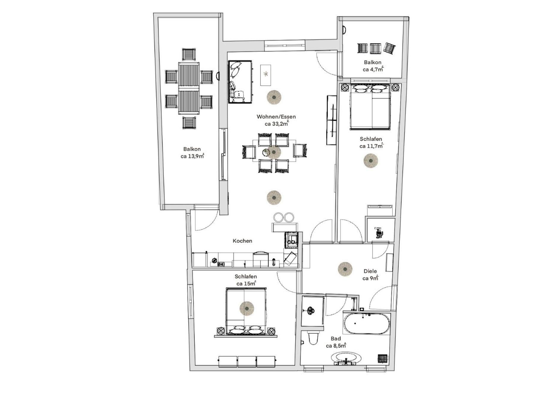 Pineapple Apartments Dresden Zwinger III - 86 Qm - 1X Free Parking 외부 사진